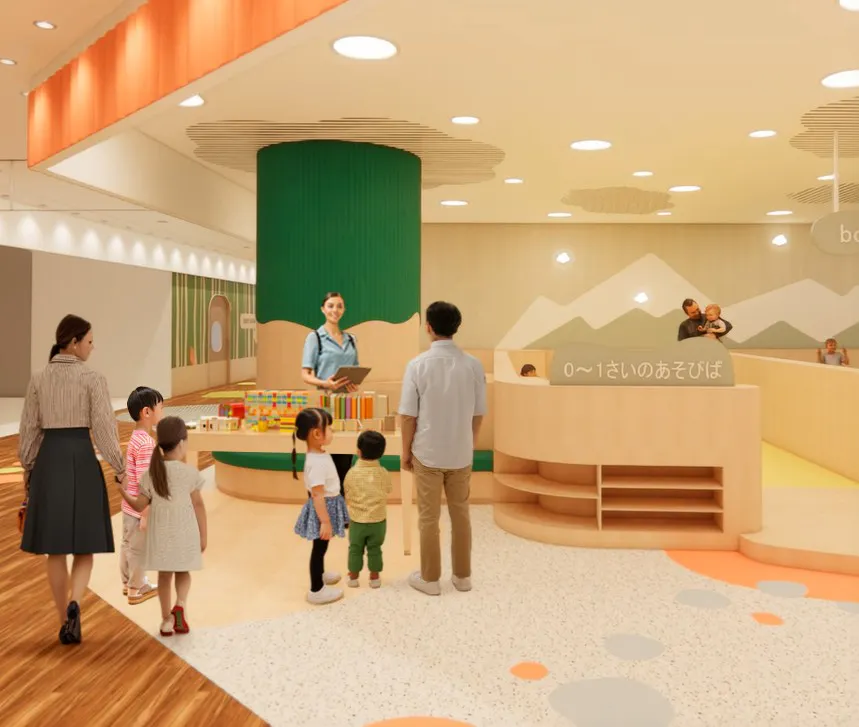 【ボーノ相模大野ショッピングセンター】4F bono Kids PARK前スペース　物販、食物販のポップアップストアや販促プロモーションに最適な催事イベントスペース