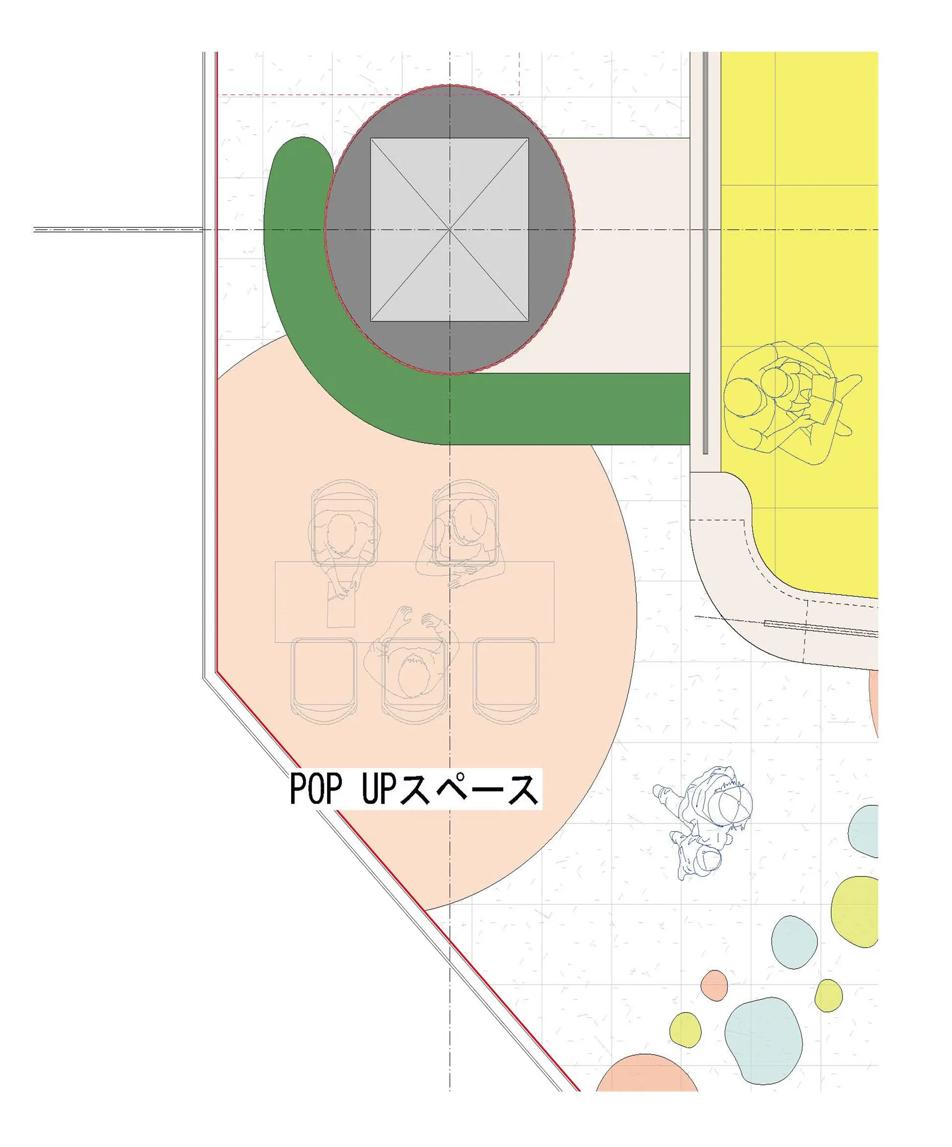 【ボーノ相模大野ショッピングセンター】4F bono Kids PARK前スペース　物販、食物販のポップアップストアや販促プロモーションに最適な催事イベントスペース