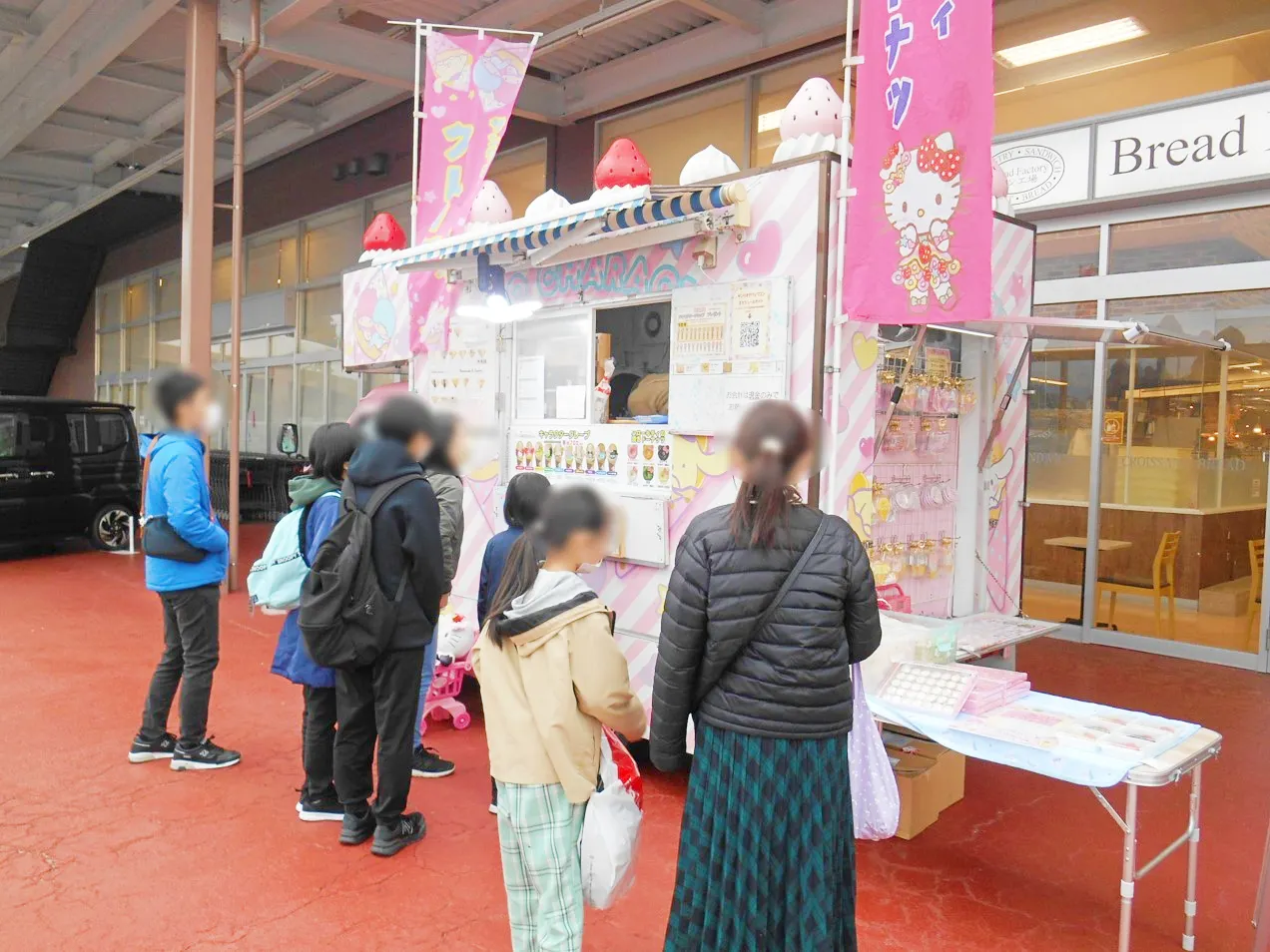 【イオンモール富谷/食品入口前】キッチンカーでの出店に最適な施設1階食料品側入口前にある通行量の多いイベントスペース