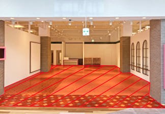 【イオンモール三川】商品プロモーションやポップアップストアに最適な区画タイプの2Fいちまるコートの画像