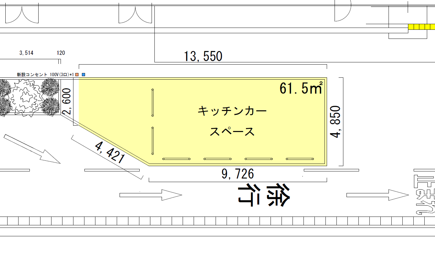 【イオンモール川口前川】5番出入口前