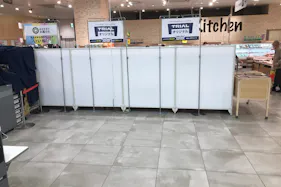 【西友 王寺店】レジ横 ポップアップストア(物販、食物販)やプロモーション用途に最適なスーパー店内催事イベントスペース