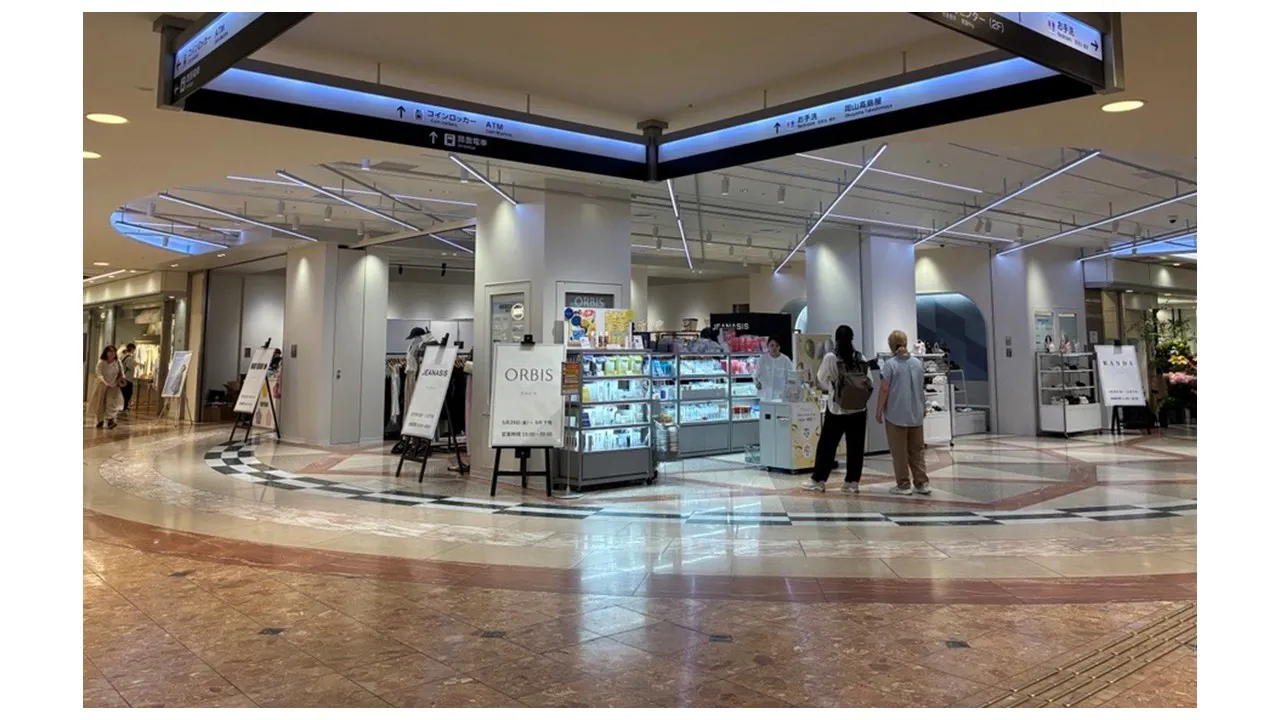 【岡山一番街】JR岡山駅直結！物販に最適な中四国最大級の地下ショッピングセンターの催事イベントスペース