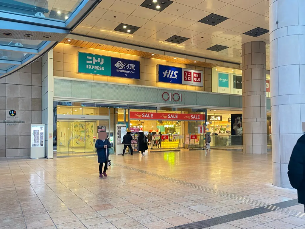 【マルイファミリー溝口】2階 カレンダリウムF02【食物販・物販】店内入ってすぐ、来客数も多く物産展や集合イベントに最適