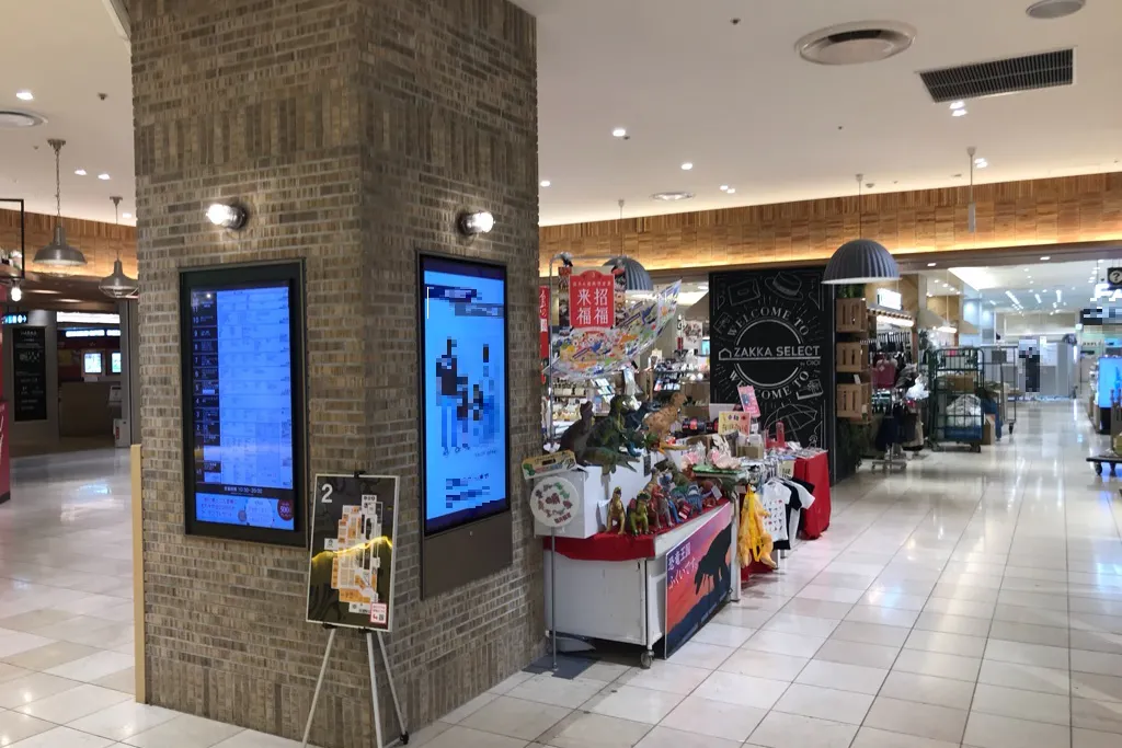 【マルイファミリー溝口】2階 カレンダリウムF02【食物販・物販】店内入ってすぐ、来客数も多く物産展や集合イベントに最適