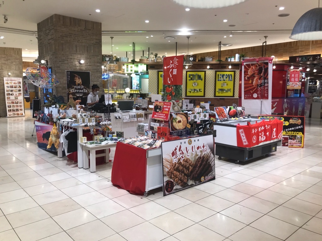【マルイファミリー溝口】2階 カレンダリウムF02【食物販・物販】店内入ってすぐ、来客数も多く物産展や集合イベントに最適