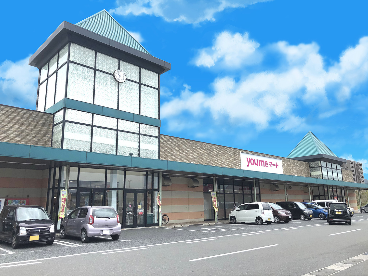 【ゆめマート 東萩】屋外軒先　キッチンカーや物販・販促プロモーションにおすすめな催事イベントスペース