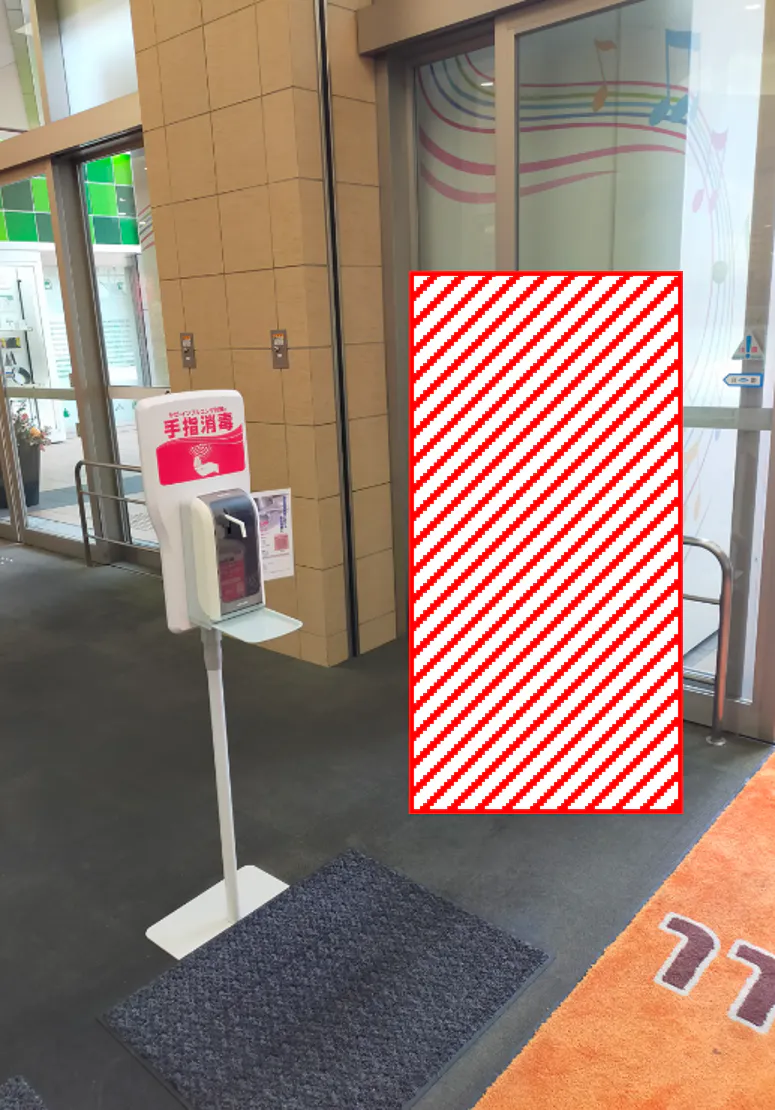 【あまがさきキューズモール】あまがさきキューズモール【メディア】「③ポスター付きチラシラック」の画像