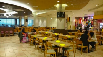 【イオンモール草津】モール内広告 フードコートステッカー