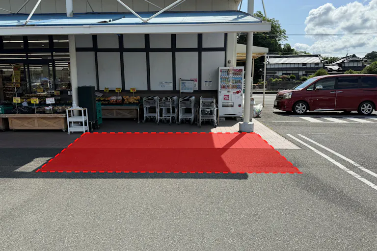 【ゆめマート 稲築】屋外(屋根なし) キッチンカーや販促プロモーションにおすすめな催事イベントスペースの画像1