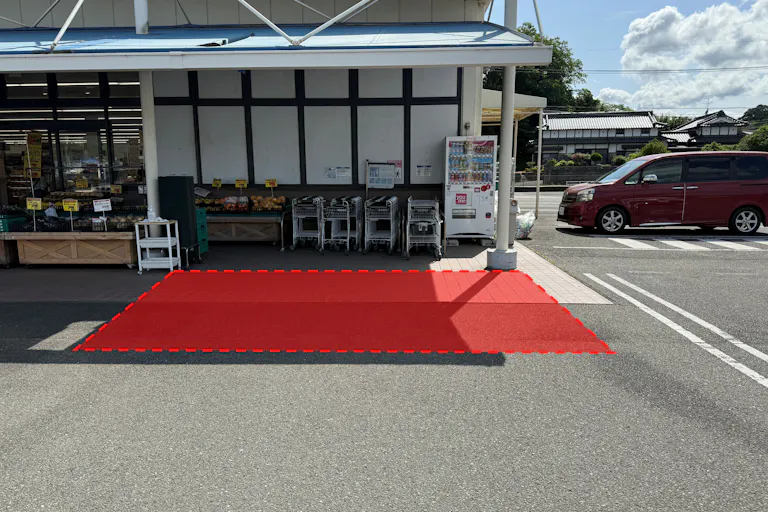 【ゆめマート 稲築】屋外(屋根なし) キッチンカーや販促プロモーションにおすすめな催事イベントスペースの画像1