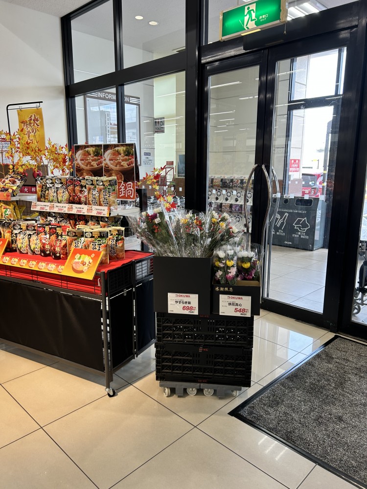 【オークワ高田神楽】販促キャンペーンやプロモーションイベントに適した風除室横(農産側)スペース