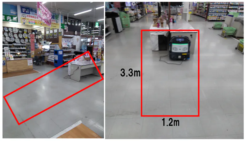【ホームワイド臼杵店（大分県）】店内　サービスカウンター前　催事スペースの画像