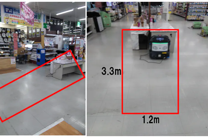 【ホームワイド臼杵店(大分県)】店内 サービスカウンター前 催事スペース
