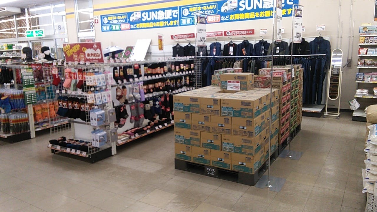 【サンデー柏店】店内スペース　食物販やプロモーション等の出店に最適なホームセンター店内のイベントスペースの画像