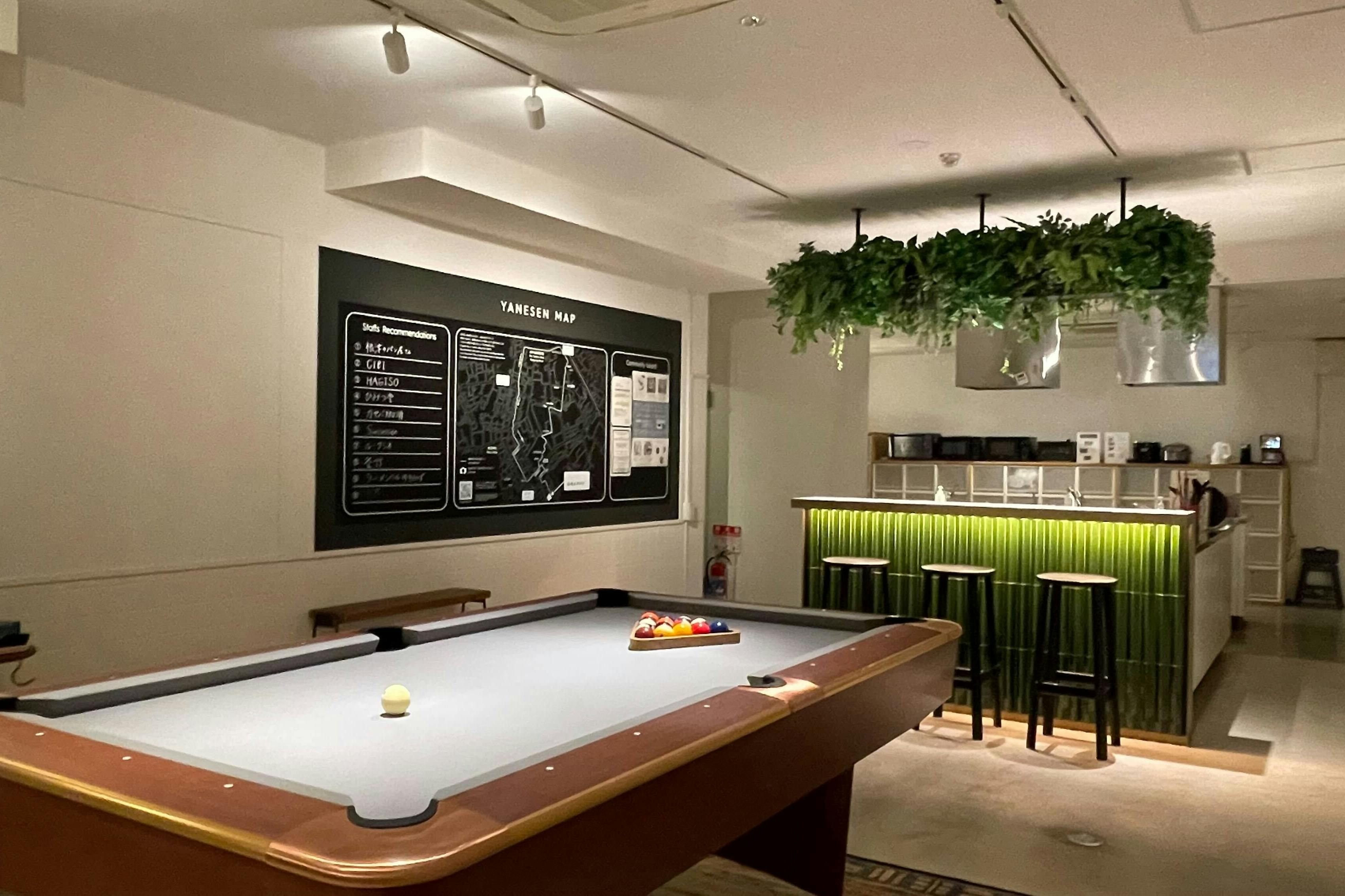 【根津駅3分】ホテルの中のラウンジスペース