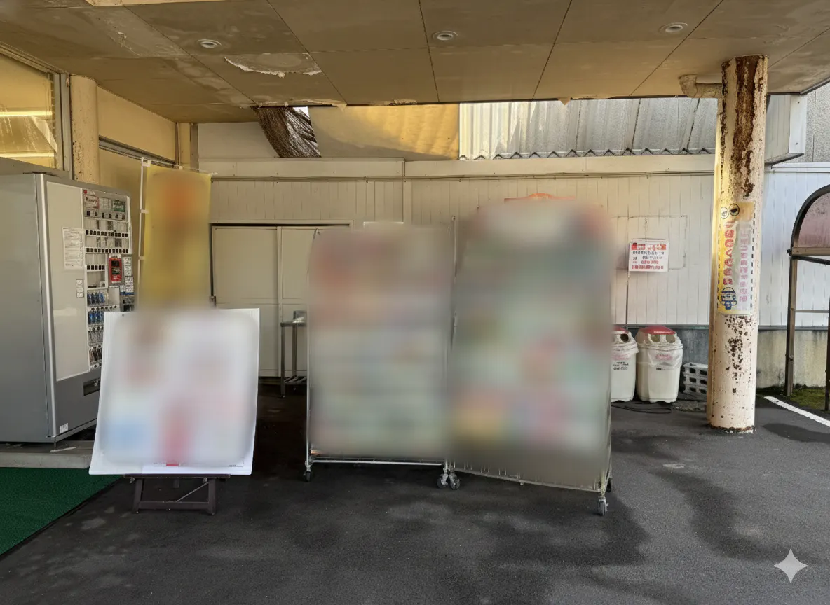 【Aコープみわ店】食物販や販促イベントに最適な屋外軒下スペース