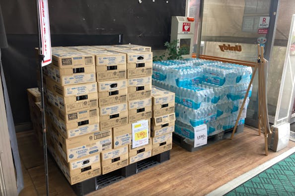 【ユニディ菅野店】1階風除室 物販やプロモーションに最適なホームセンター内風除室の催事イベントスペース