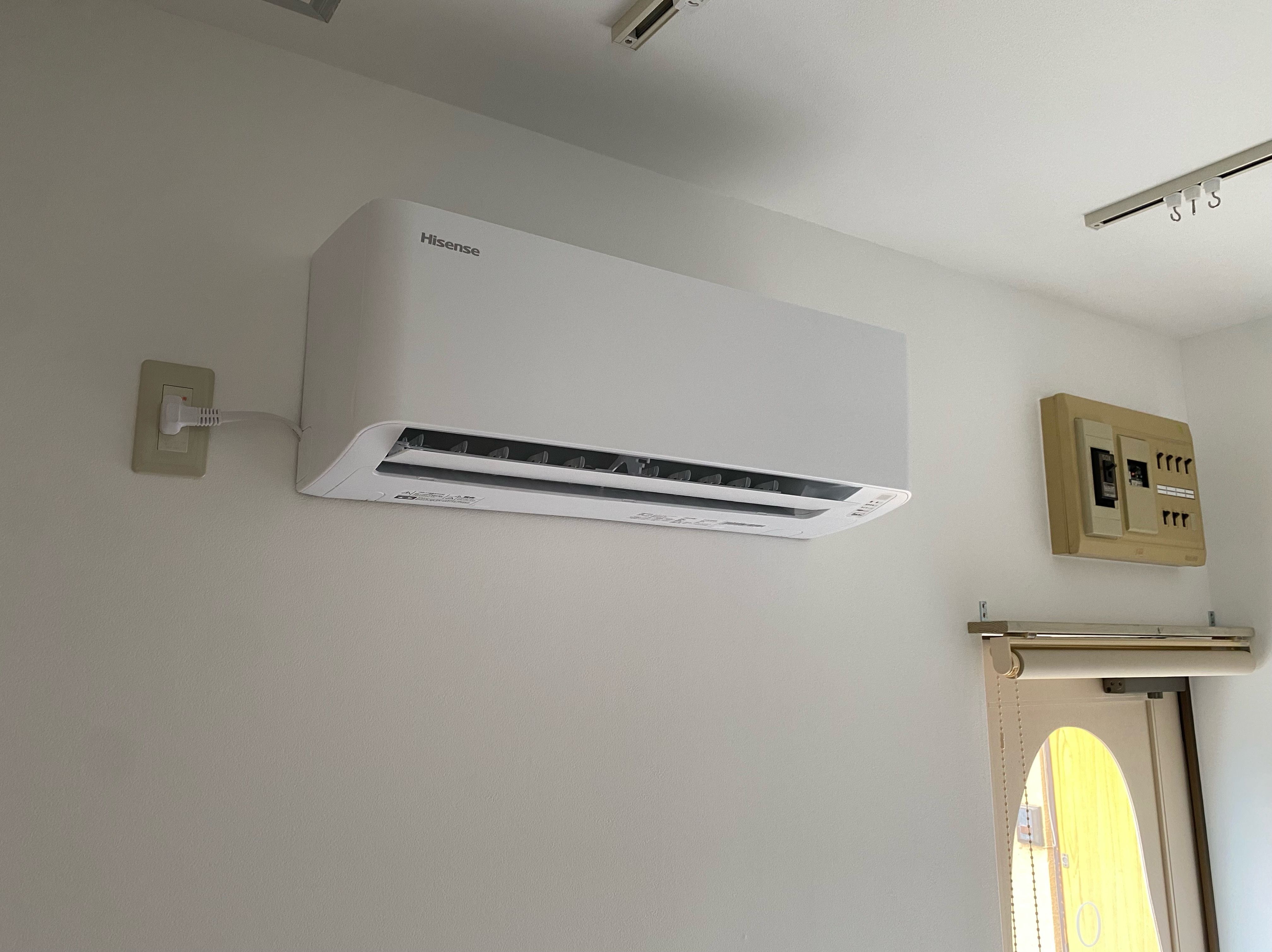 エアコンを取り付けました(2台あります)