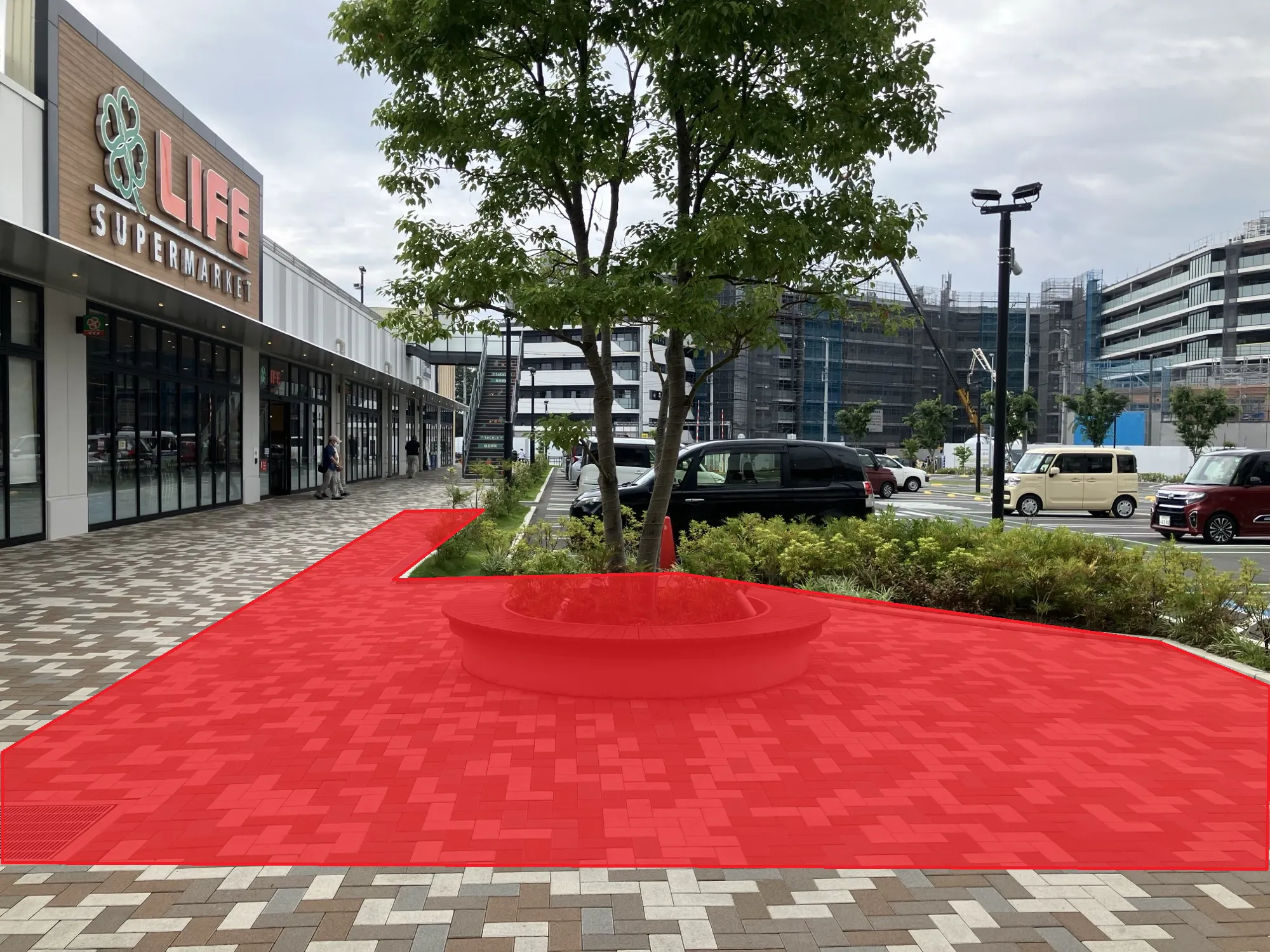 【SOCOLA所沢】1階屋外（メイン入り口前） 販促プロモーションに最適な催事イベントスペースの画像