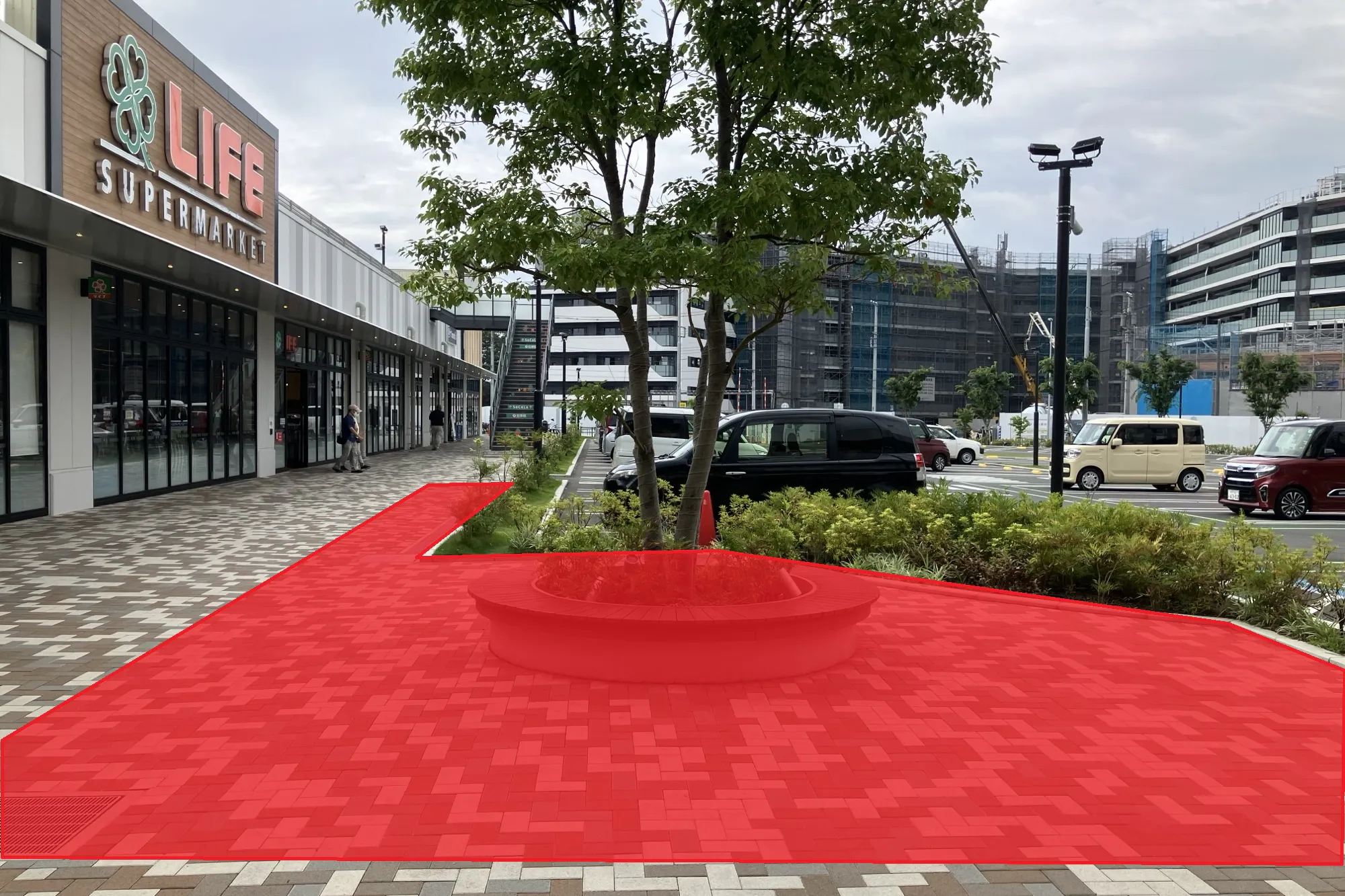 【SOCOLA所沢】1階屋外(メイン入り口前) 販促プロモーションに最適な催事イベントスペース