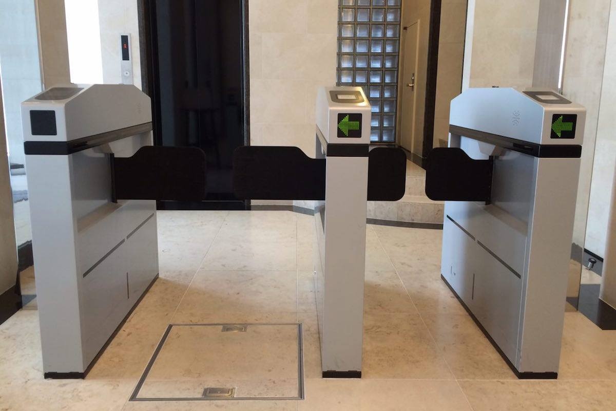 1階のセキュリティーゲートです。