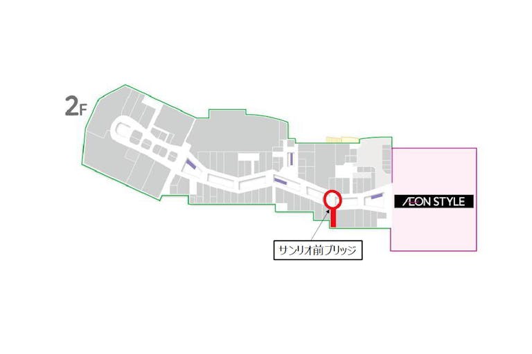 【イオンモール熊本】サンリオ前ブリッジの画像2