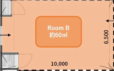 【KAMEIDO CLOCK】カメラボB　ワークショップや体験型のイベントに最適なイベント・レンタルスペース
