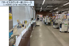 【スーパーセンタートライアル名古屋茶屋店】販促プロモ活動に最適な トライアル名古屋茶屋店『サービスカウンター前』スペース
