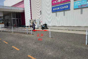 【イオン七戸十和田駅前店】食品側入口横外 キッチンカー出店に最適なスーパー屋外催事イベントスペース