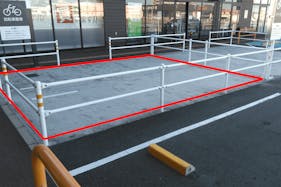 【イオンタウン周南久米/駐輪場A】物販や食物販、セールスプロモーションで利用可能な屋外イベントスペース