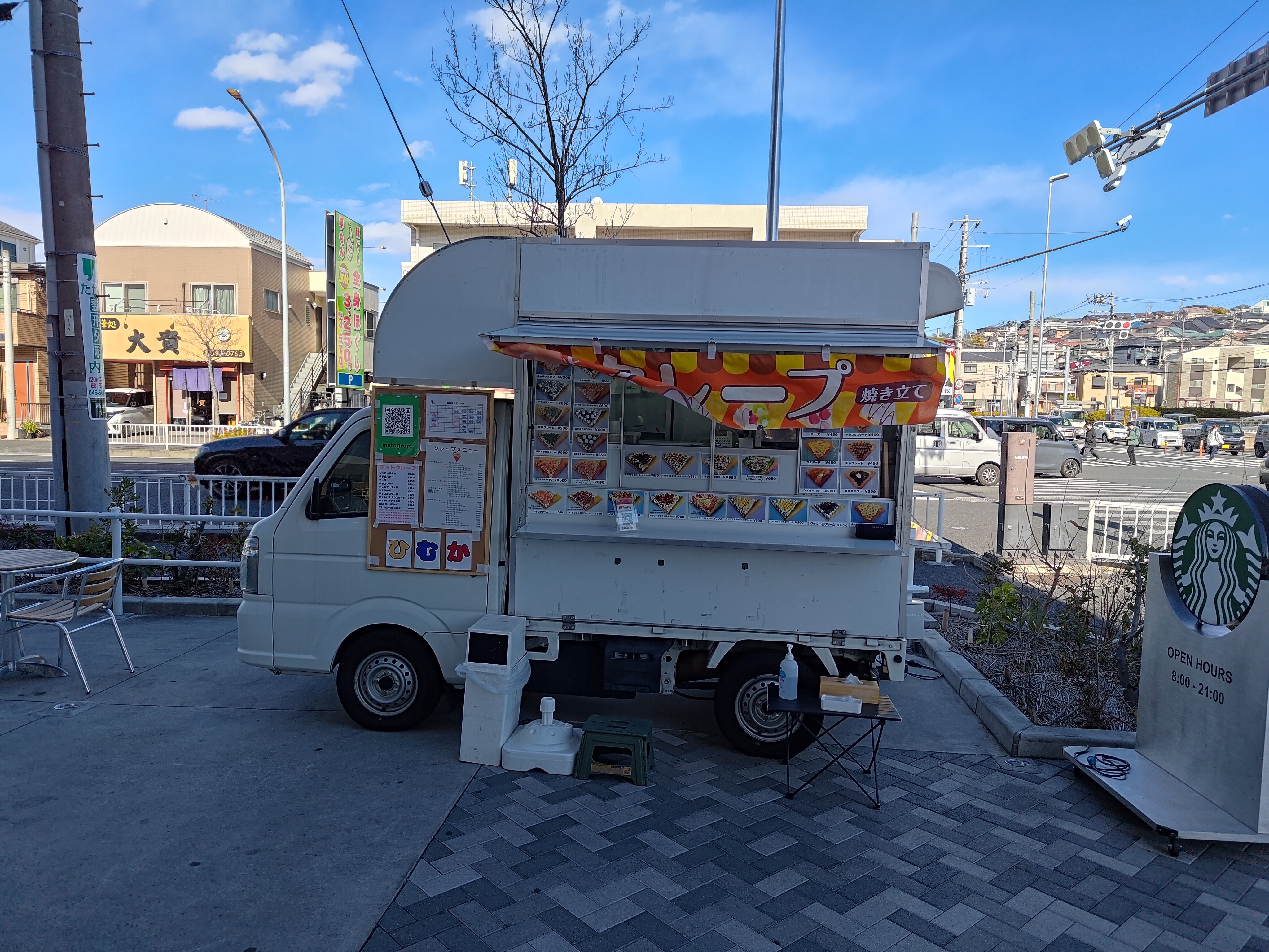 クレープ×キッチンカー＠そよら横浜高田出店事例