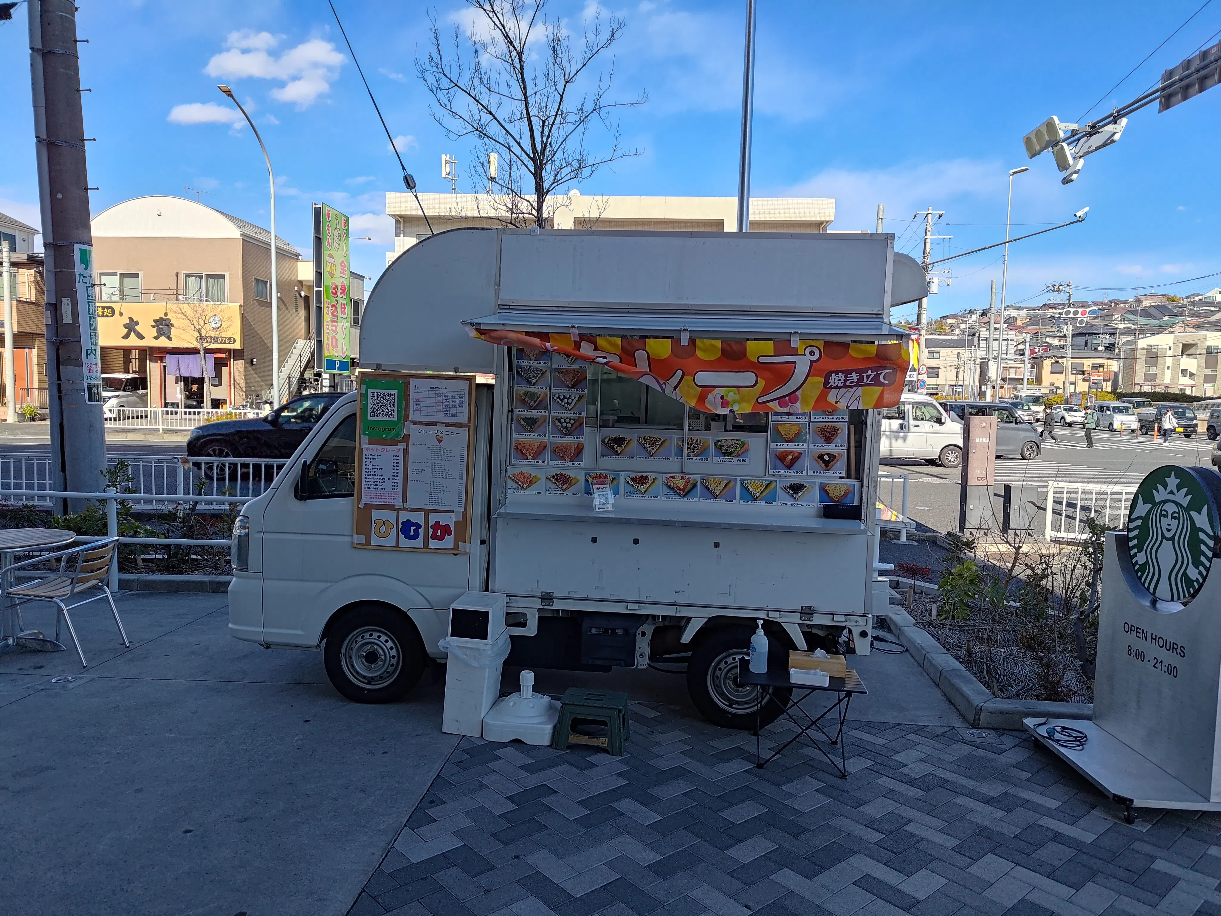 【そよら横浜高田】キッチンカーでの出店に最適な、駅前に位置した都市型ショッピングセンターの屋外スペース（館の入口側）