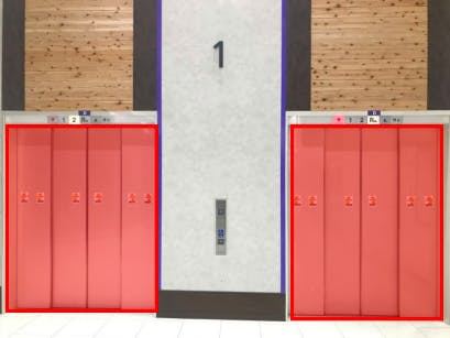 【イオンモール熊本】広告②_エレベーター扉の画像