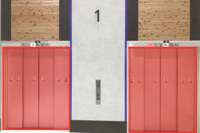 【イオンモール熊本】広告②_エレベーター扉