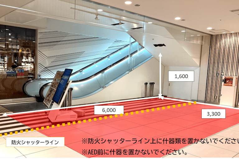 【東急プラザ戸塚】「①1F 上りエスカレーター横」ポップアップ、展示やPRイベントに適した視認性・訴求力の高いスペースの画像1