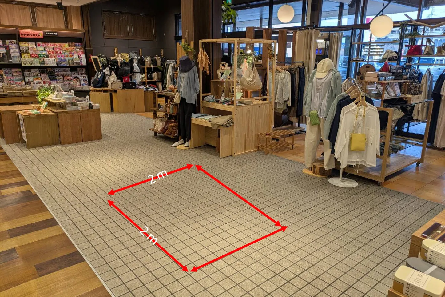 【TSUTAYAたかなべ店】販促プロモーションや物販に最適なメイン通路沿いにあるイベントスペース