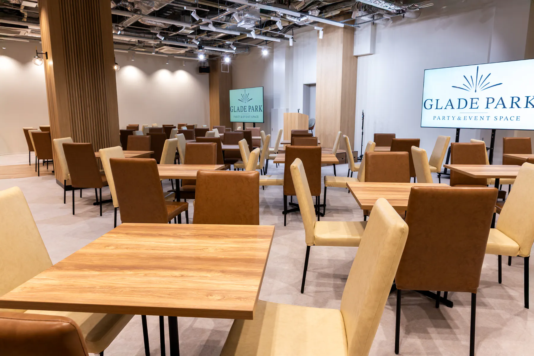 【品川駅5分|グレイドパーク品川】200㎡・立食120名まで対応のパーティーイベントスペース