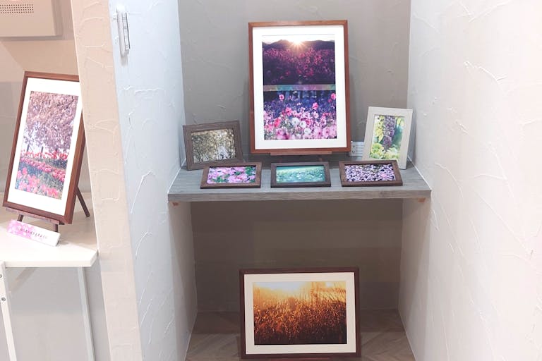 【大和西大寺駅7分】ポップアップやワークショップ、アートの展覧会等に適した白い内装の路面カフェスペースの画像6