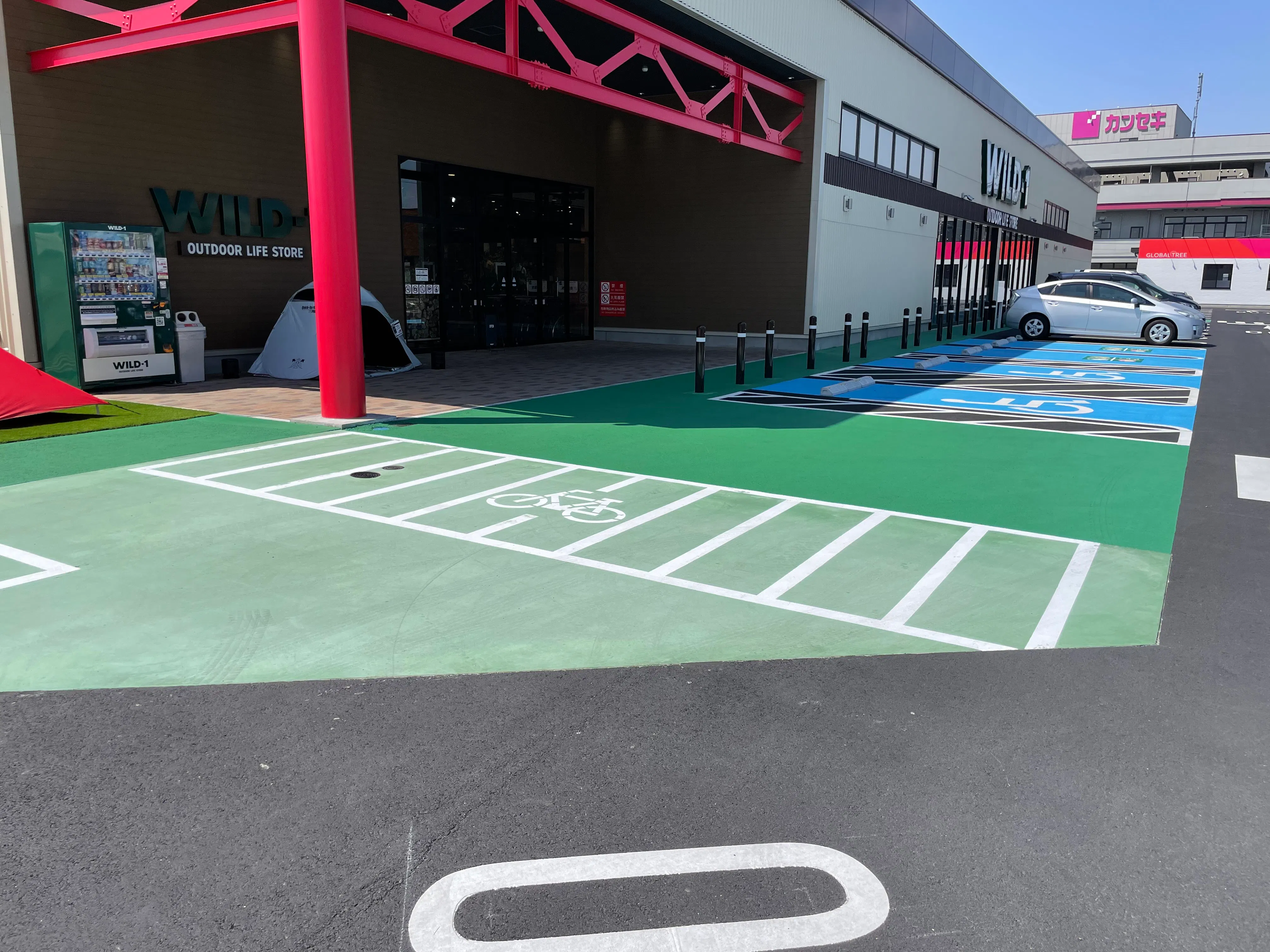 【宇都宮西川田本町複合商業施設】各種イベントやキッチンカー出店が可能な屋外駐車場スペース①