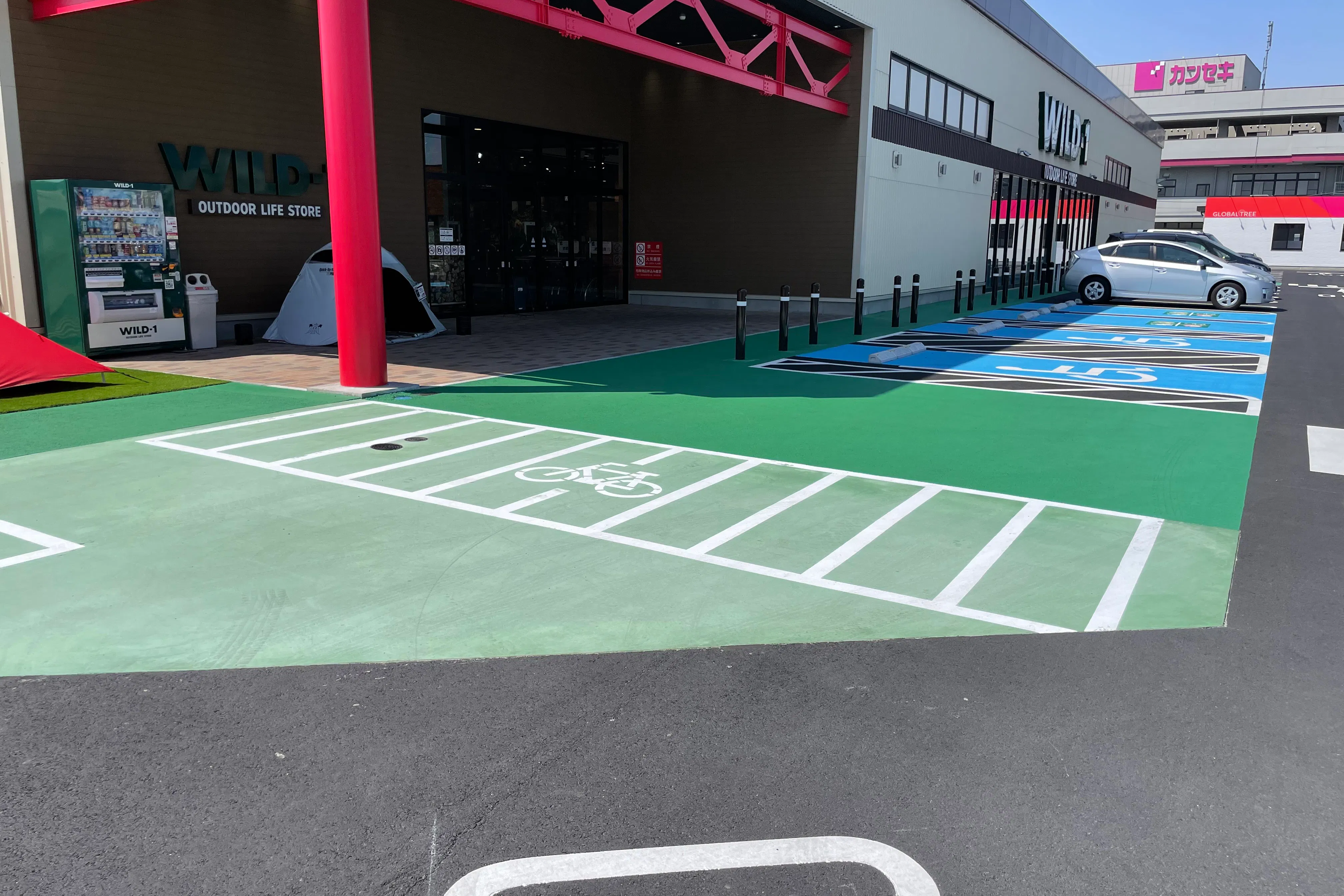 【宇都宮西川田本町複合商業施設】各種イベントやキッチンカー出店が可能な屋外駐車場スペース①