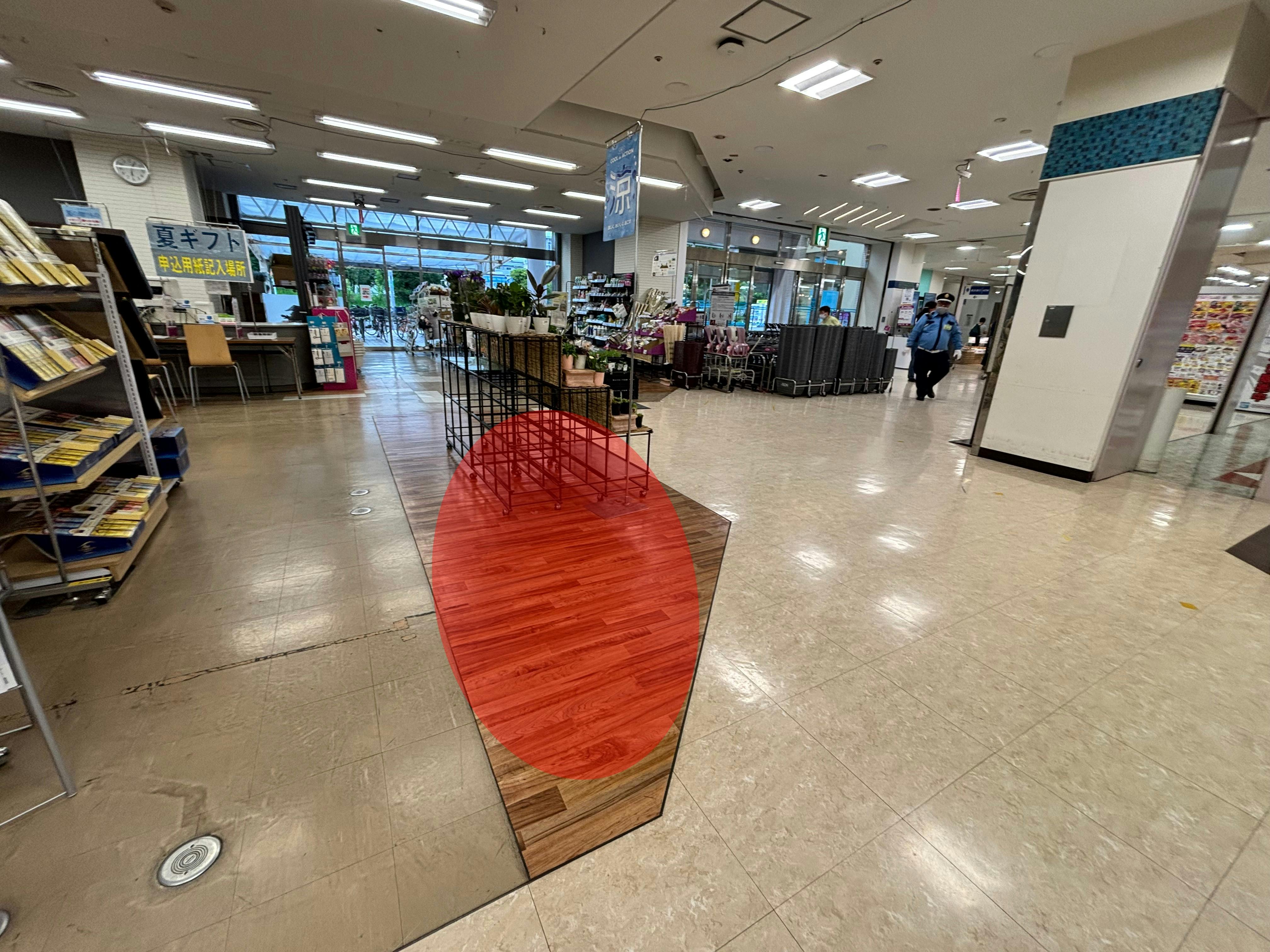 【イオン金沢シーサイド】販促プロモーションやテストマーケティング等に適した入り口近くの室内スペースの画像