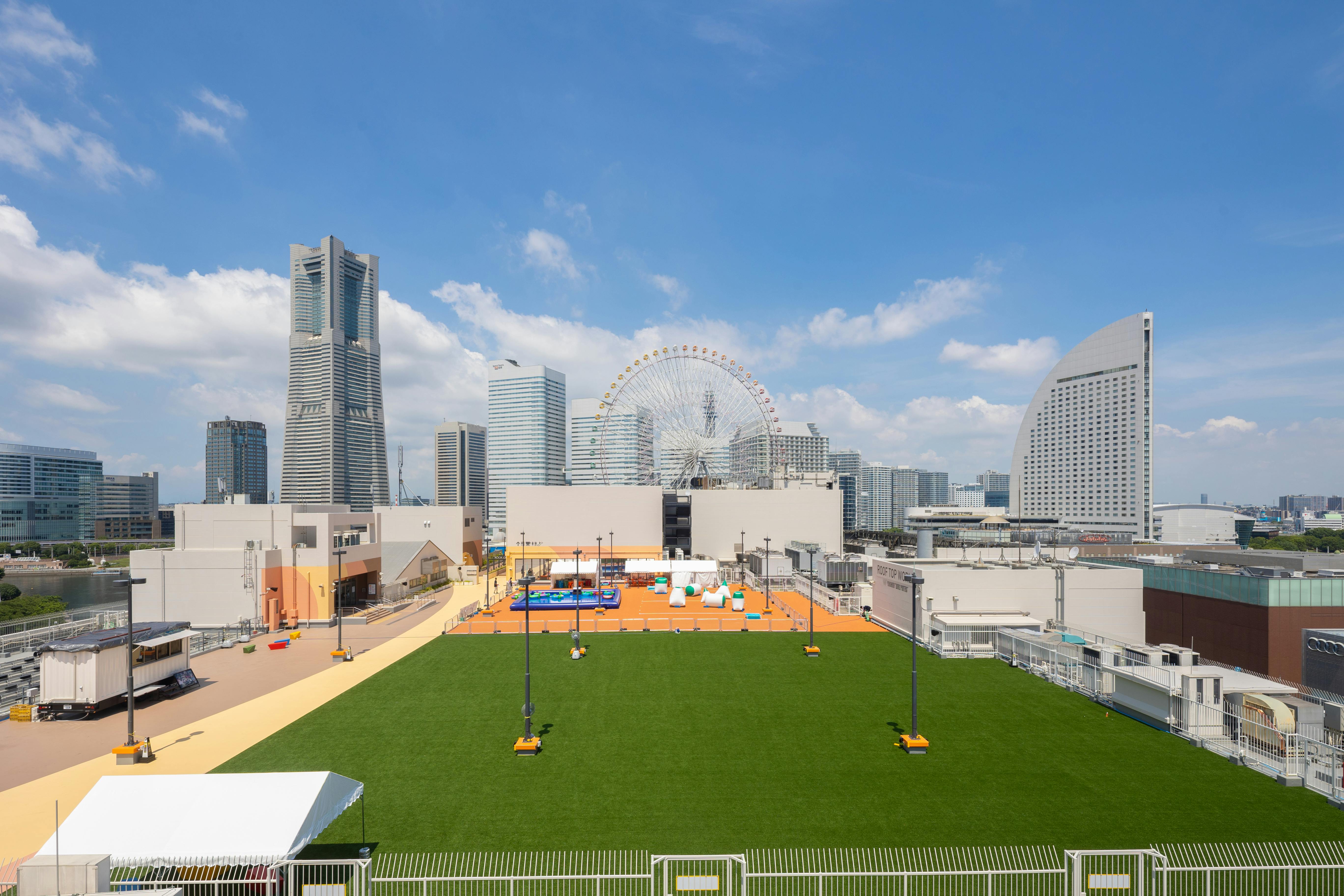 【横浜ワールドポーターズ】【マーケット広場】屋上ルーフトップワールド