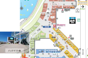 【イオンレイクタウンアウトレット】1st Ave.1F(エスカレーター裏)