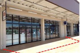 【ミスターマックス おゆみ野店】ミスターマックス側モール下 販促プロモーションや物販用途に最適な総合ディスカウントストアの催事イベントスペース