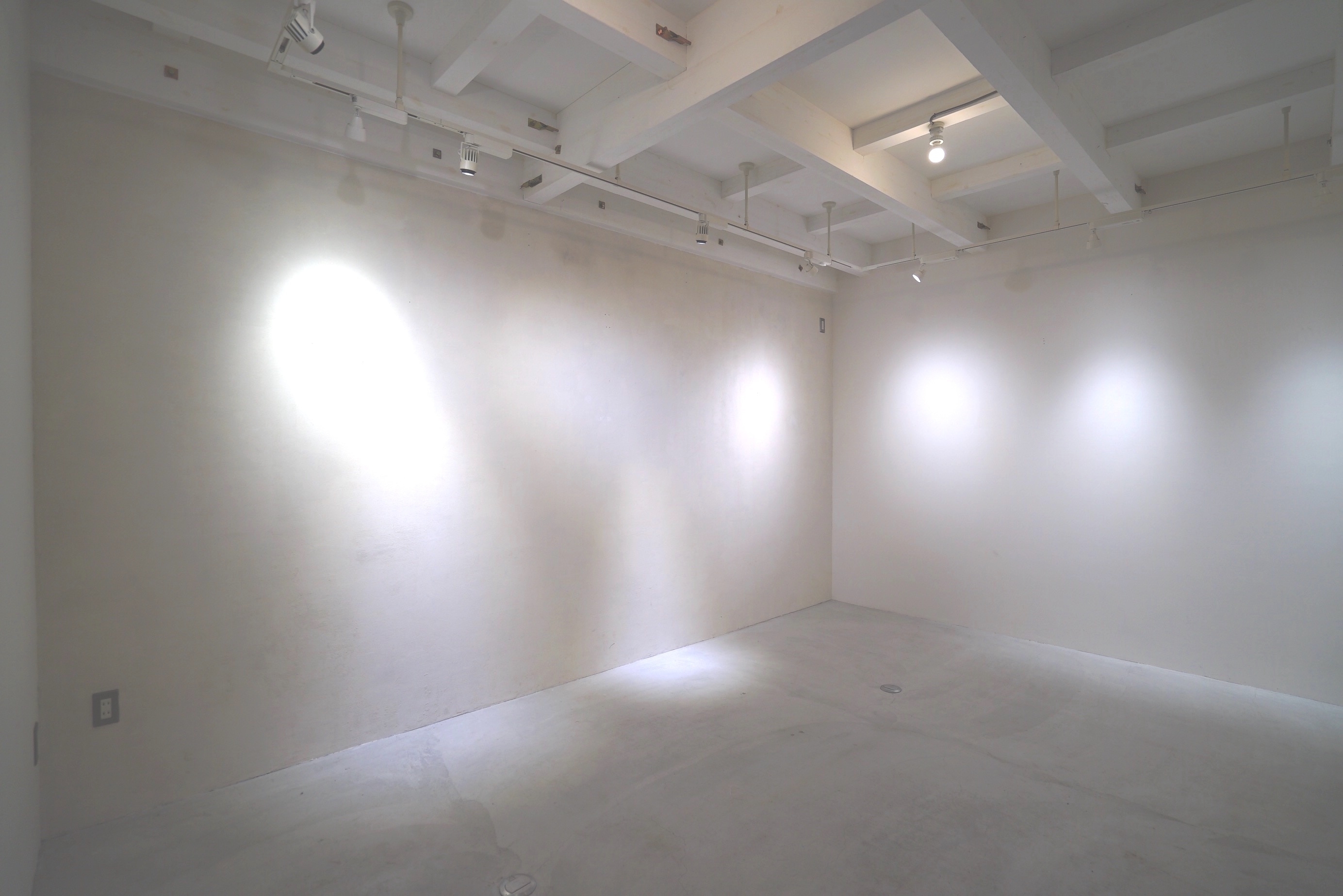 左の壁面のみざらざらとした質感になっております。