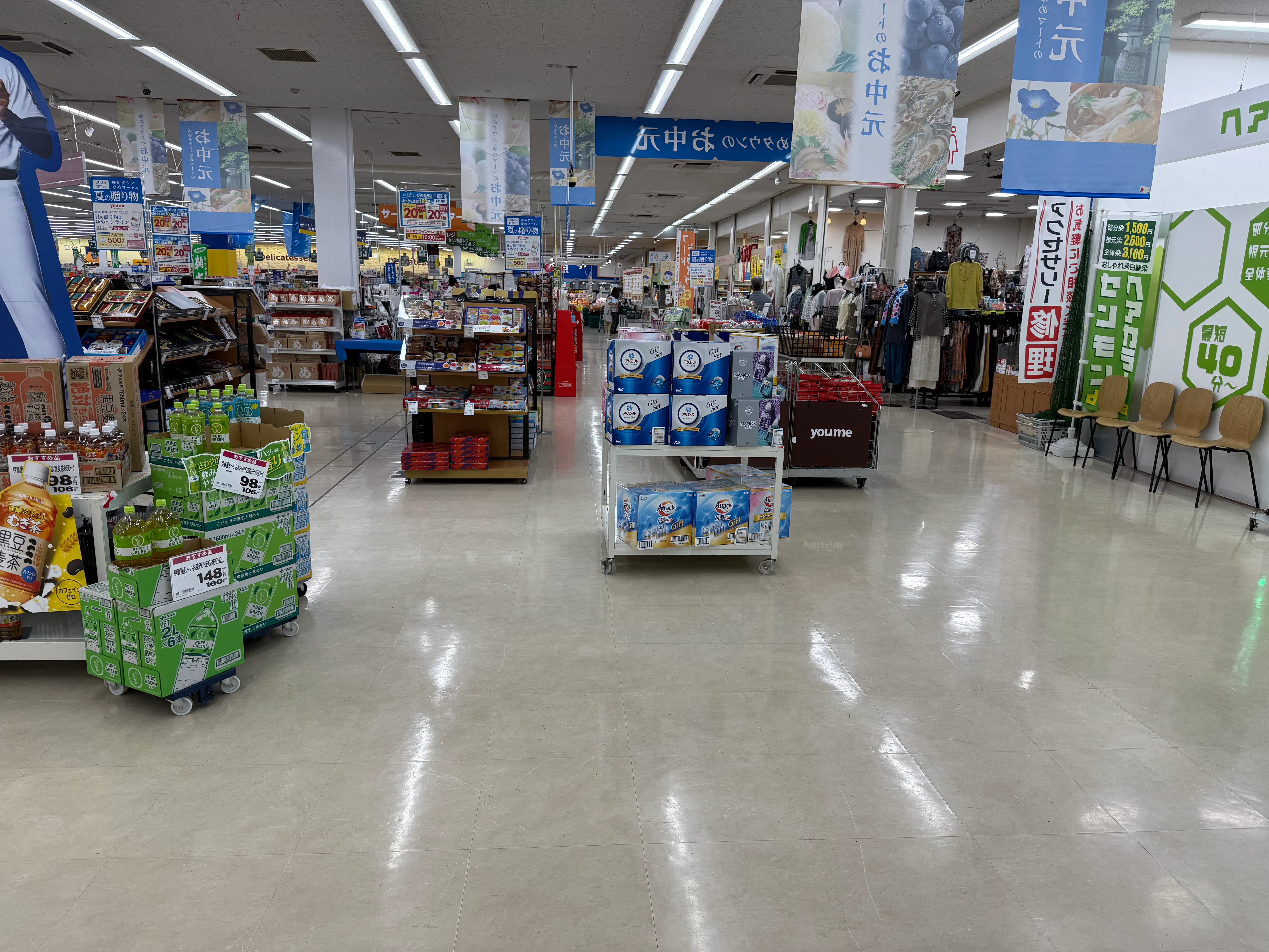 【ゆめマート 田川大任】セリア側催事スペース 販促プロモーションや物販のポップアップストアにおすすめな催事イベントスペース