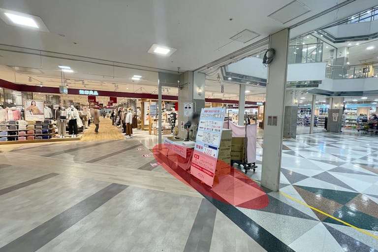 【イオンノア店】各種プロモーションイベントに最適な施設1階にある視認性の高いイベントスペースの画像2