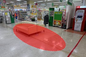 【ゆめマート 頓野】店内中央 販促プロモーションや物販のポップアップストアにおすすめな催事イベントスペース