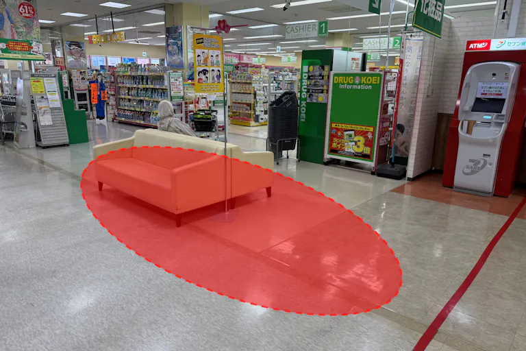 【ゆめマート 頓野】店内中央 販促プロモーションや物販のポップアップストアにおすすめな催事イベントスペースの画像1